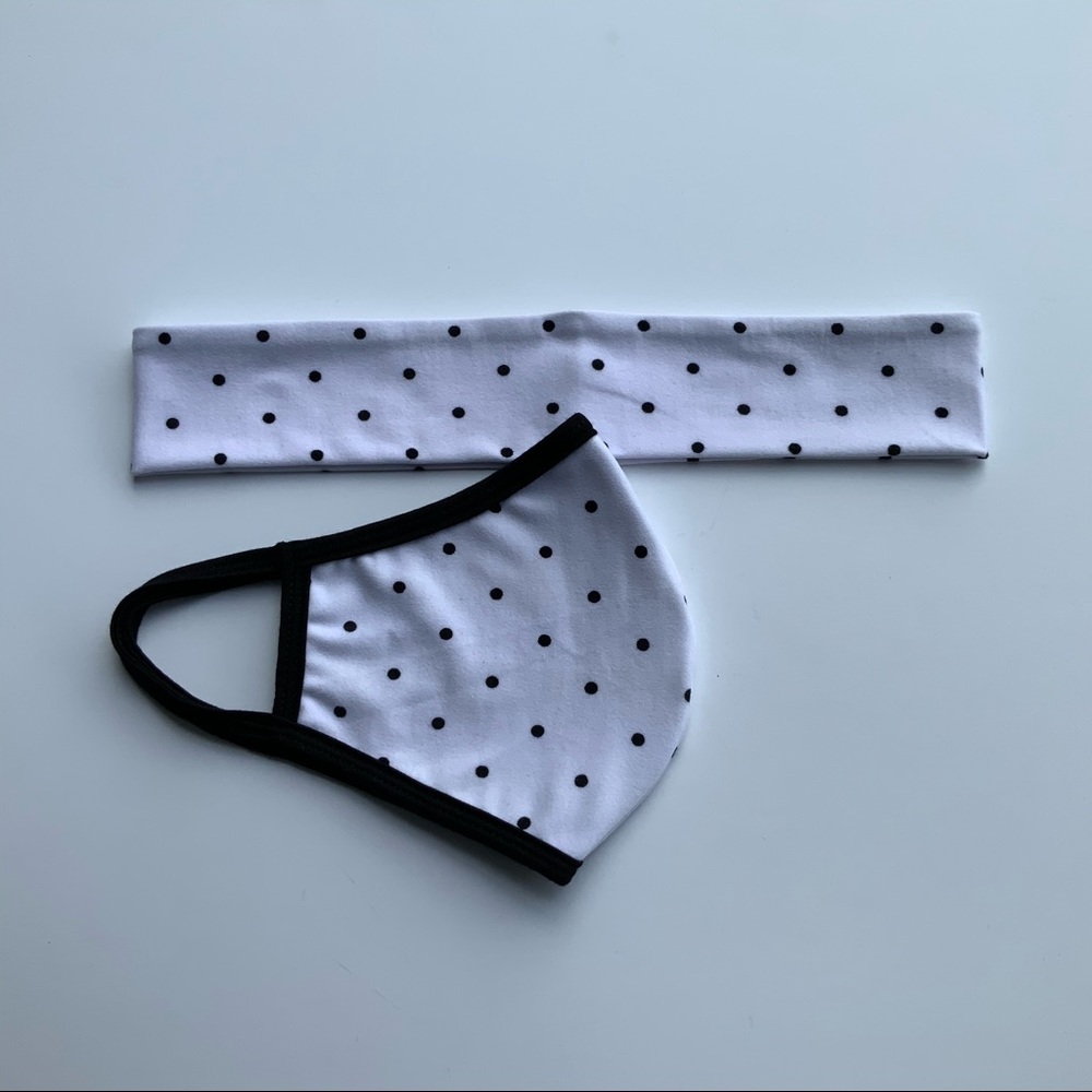 Set of Headbands & Face Mask, Reusable Mask,Adult